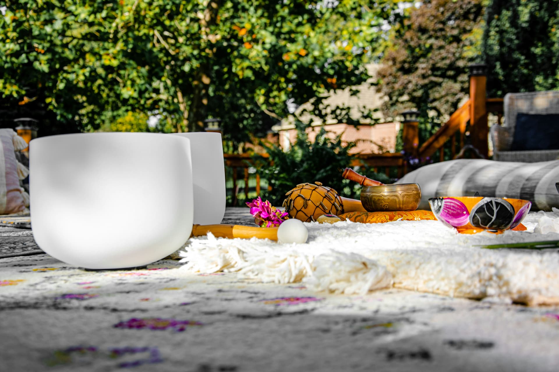 Tamekia at a luxury retreat